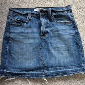 Eunina Blue Mini Pencil Skirt for Casual Nights😊